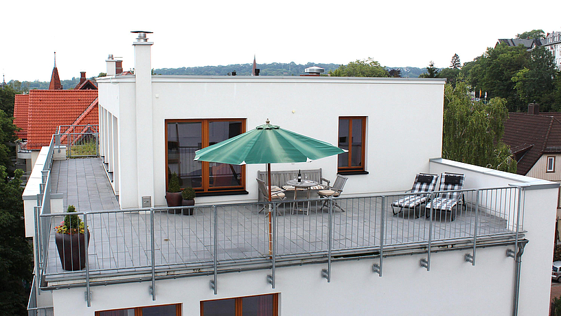 Dachterrasse von Suite Himmelreich