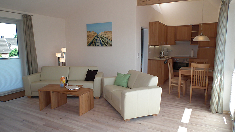 Wohnraum Wohnung Sanddorn