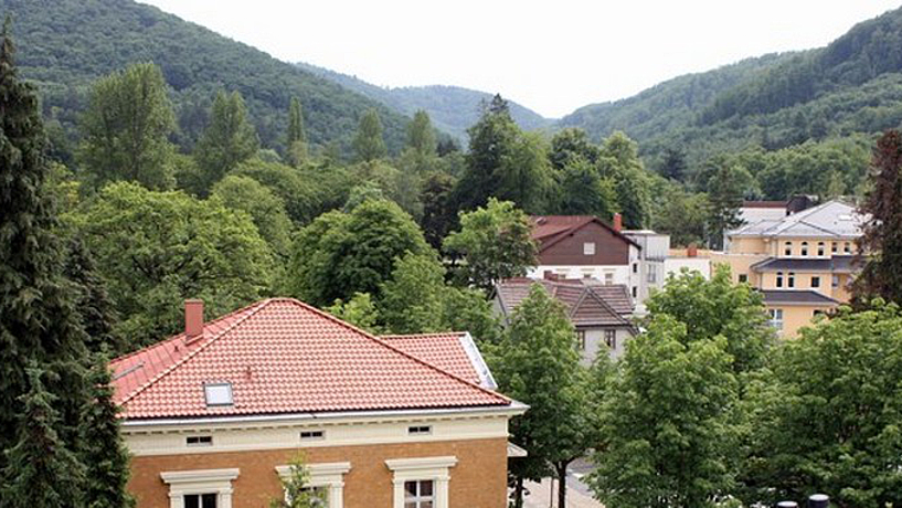 Blick von der Dachterrasse